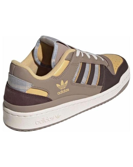 Adidas Brown Forum Low Cl 'Charcoal' for men