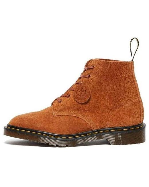 Dr. Martens Brown Dr.Martens 101 Suede Ankle Boots Rust Oasis Suede'