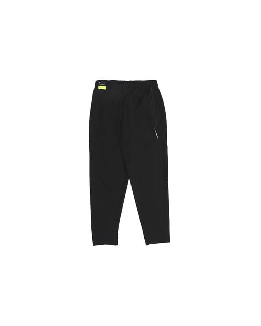 Nike Black Logo Pattern Solid Color Casual Sports Long Pants for men