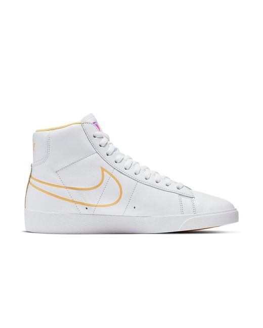 Nike White (Wmns) Blazer Mid Topaz'