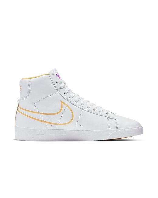 Nike White (Wmns) Blazer Mid Topaz'