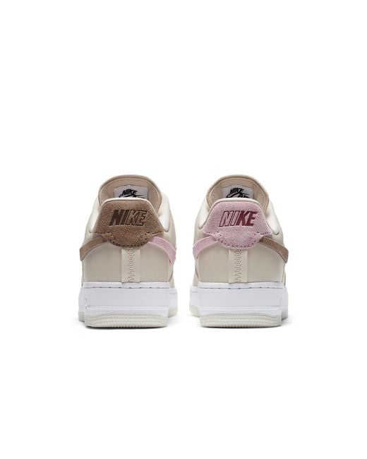 Nike White (Wmns) Air Force 1 Low Vandalized 'Light Orewood'