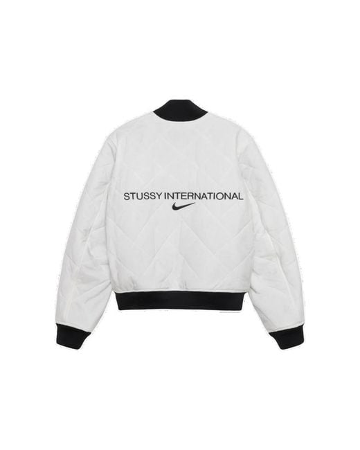 Nike Black X Stussy Reversible Jacket for men