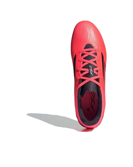 Adidas Red F50 'Turbo Aurora Platinum Metallic' for men