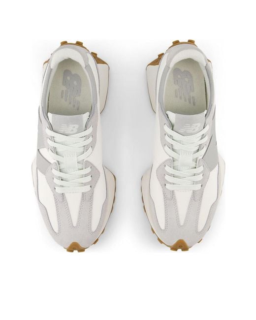 New Balance White (Wmns) 327 'Raincloud Reflection'