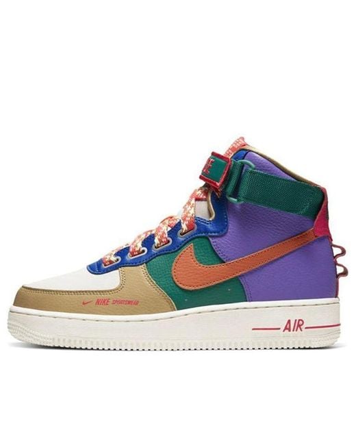 Nike Blue (Wmns) Air Force 1 High Utility 'Utility Force Is Multi'
