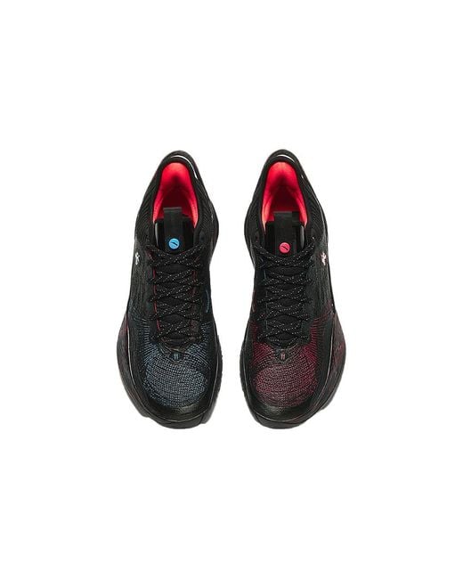 Anta Black Three-Pointer Rain 'Dark Flame' for men