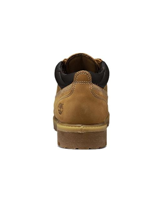 Timberland Brown Classic Oxford Waterproof Wide 'Wheat' for men