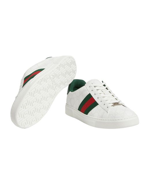 Gucci Multicolor Ace Trainer With Web for men