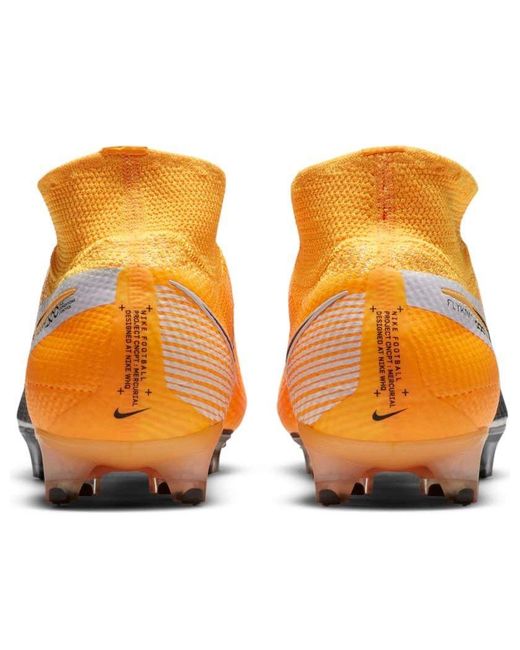 Nike Orange Mercurial Superfly 7 Elite Fg 'Laser' for men