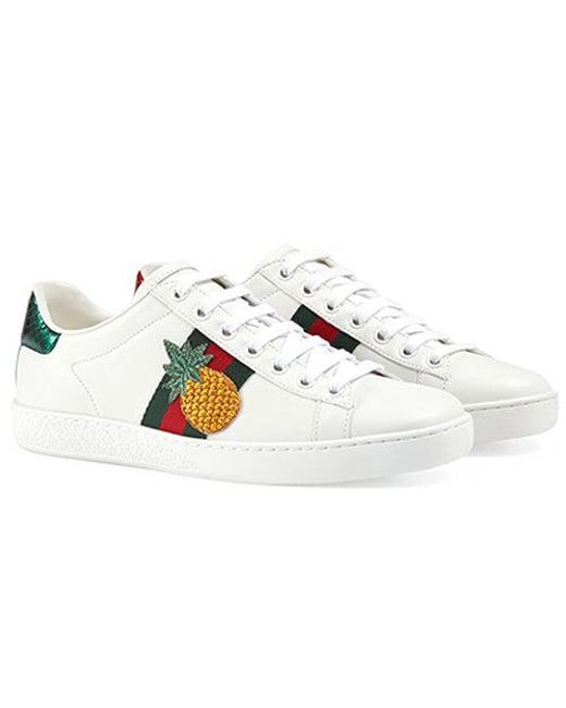 Gucci White (Wmns) Ace 'Pineapple'
