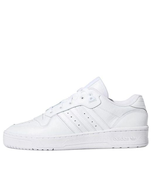 Adidas White Rivalry Low 'Triple Cloud' for men
