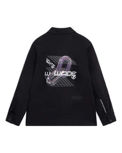 Li-ning Black X Glare Way Of Wade Graphic Jacket for men