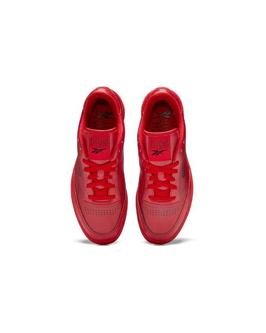 Reebok Red Maison Margiela X Club C 'Vector' for men