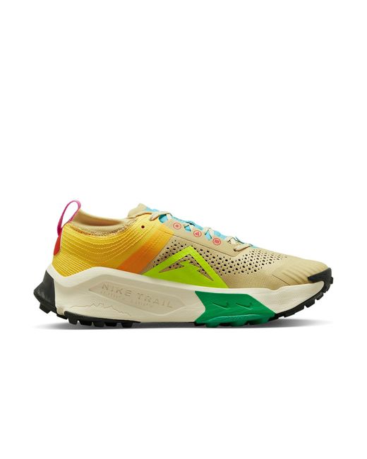 Nike Yellow Zoomx Zegama Trail 'Team Volt' for men