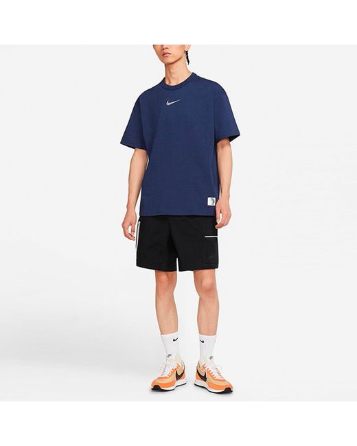 Nike Blue Great Unity Ss Tee Sports Short Sleeve for men