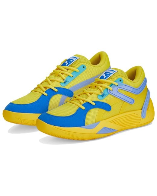 PUMA Yellow Trc Blaze Court 'Vibrant' for men