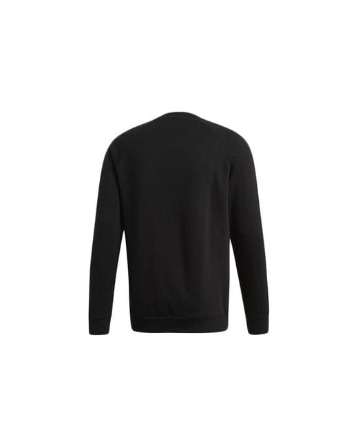 Adidas Black Originals Trf Flc Crew Sports Pullover for men