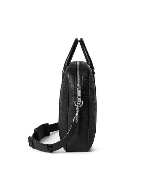 Gucci Black Jumbo Gg Briefcase Canvas' for men