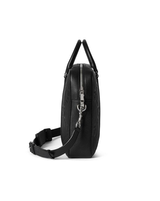 Gucci Black Jumbo Gg Briefcase Canvas' for men