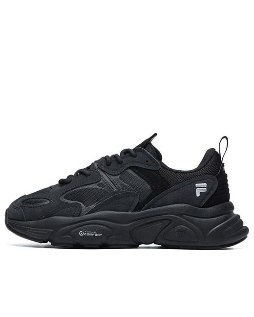 Fila Black (Wmns) Mars 2 Low-Top Running Shoes