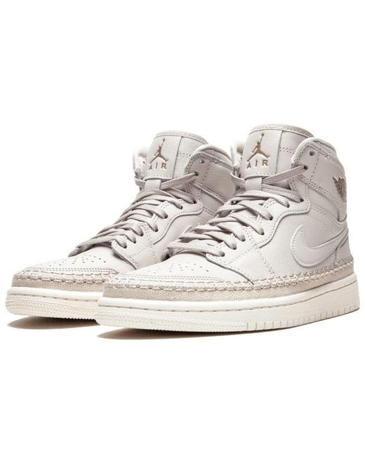 Nike White (Wmns) 1 Retro High Premium 'Desert Sand'