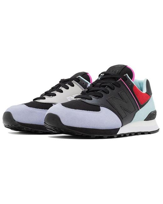 New Balance Blue Louis De Guzman X 574 'Geometric Color-Blocked' for men