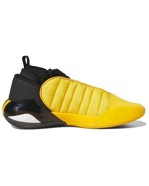 Adidas Yellow Harden Volume 7 Basketball Shoes 'Crew' for men