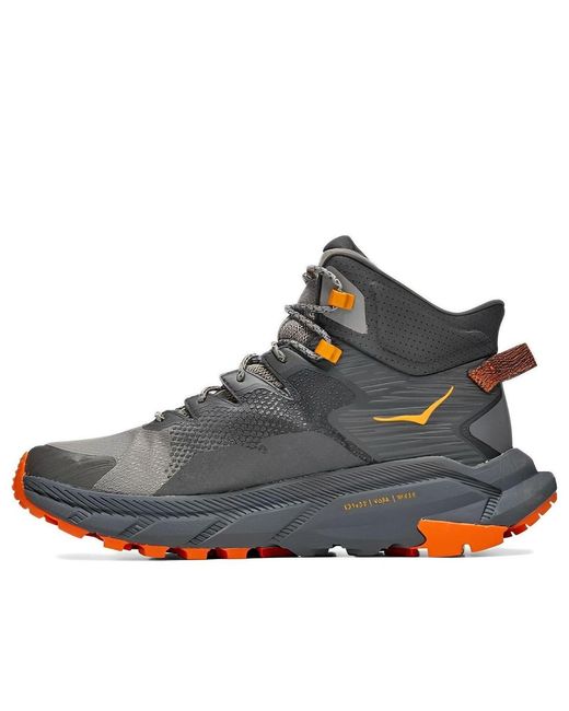 Hoka One One Blue Trail Code Gore-Tex 'Castlerock Persimmon' for men