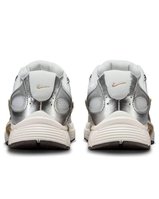 Nike White V5 Rnr Metallic Pewter' for men