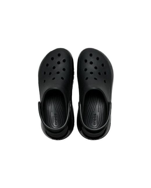 CROCSTM Black Mega Crush Clog for men