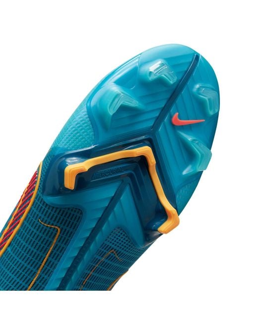 Nike Blue Mercurial Superfly 8 Elite Fg 'Chlorine Laser' for men