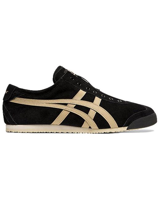 Onitsuka Tiger Mexico 66 Slip On in Black for Men Lyst UK