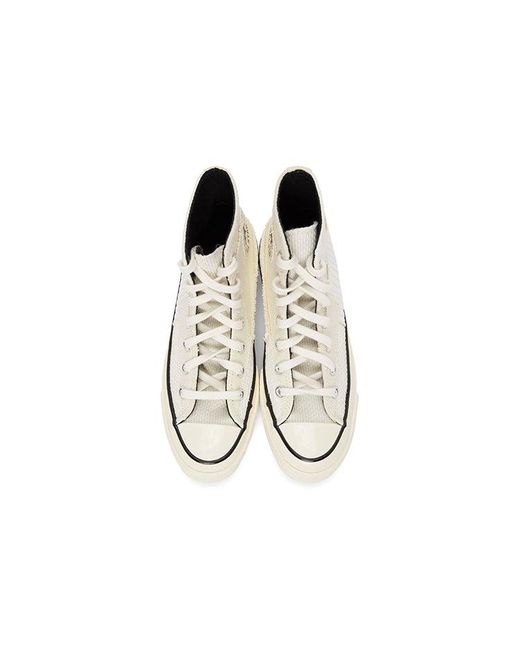 Converse White Chuck 70 Hi 'Mono Patchwork for men