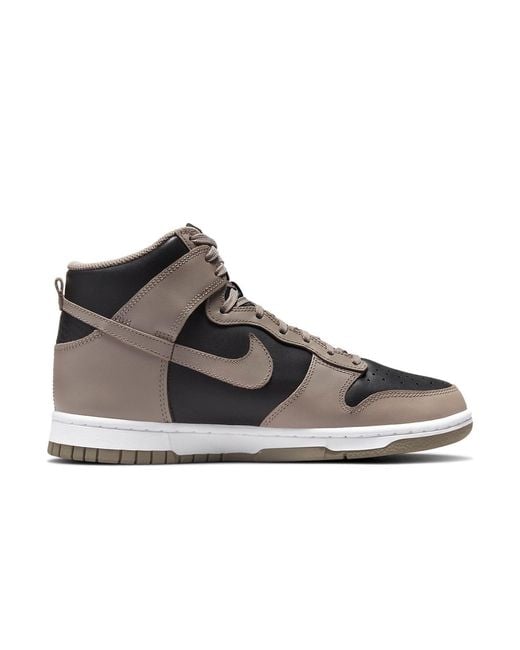 Nike Black (Wmns) Dunk High 'Moon Fossil'