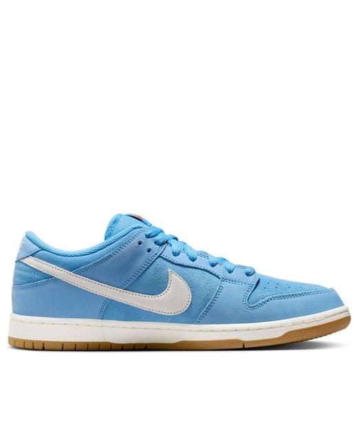 Nike Blue Sb Dunk Low Pro 'University Gum' for men