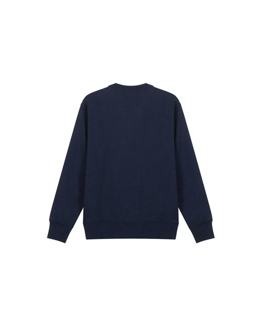 KENZO Blue (Wmns) Fw20 Logo Pattern Round Neck Long Sleeves Sports Hoodie