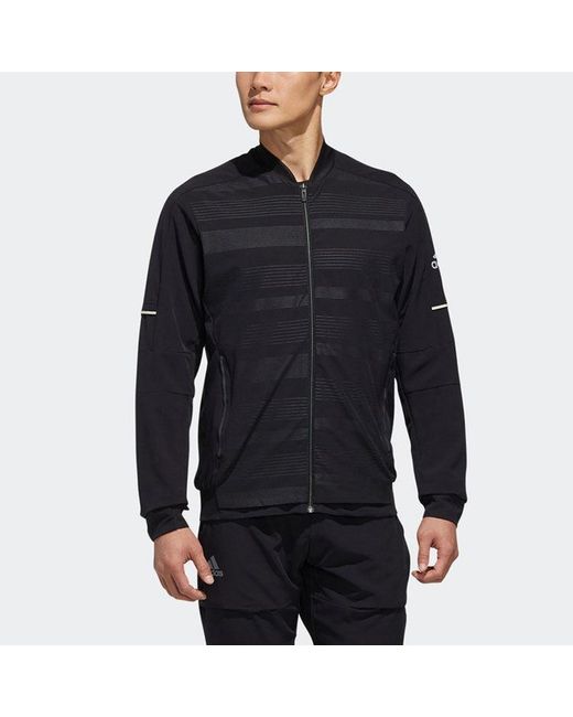 Adidas Blue Mcode M Jkt Athleisure Casual Sports Tennis Jacket for men