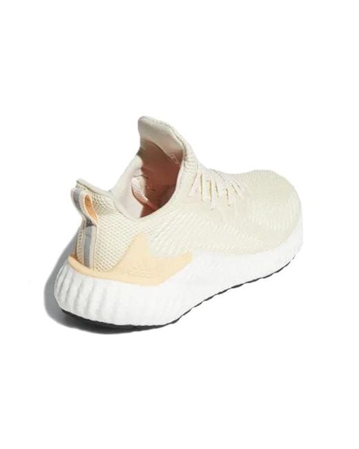Adidas White Alphaboost 'Ecru Tint Glow' for men
