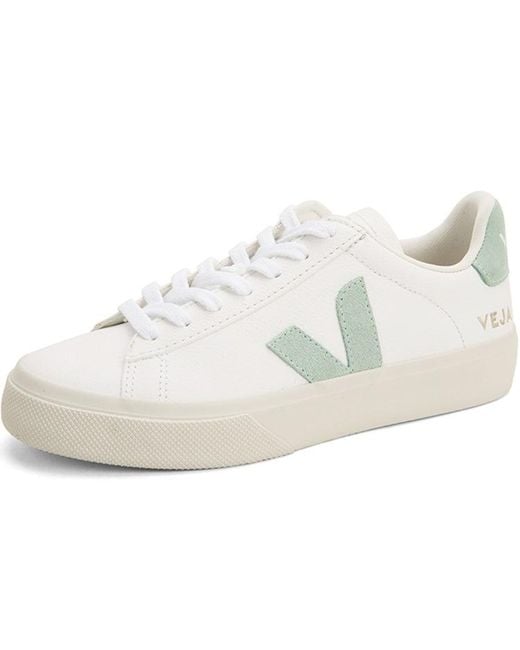 Veja White Campo Campo Lace-Up Matcha'