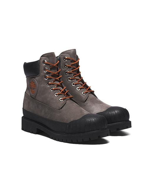 Timberland Black 6 Premium Rubber Toe Waterproof Boot for men