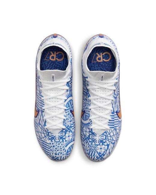 Nike Blue Mercurial Superfly 9 Elite Cr7 Sg Pro Ac 'Azulejo' for men