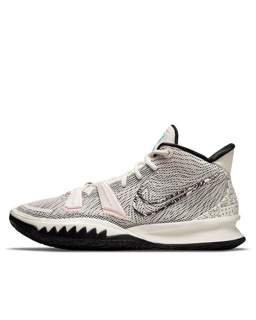 Nike Gray Kyrie 7 'Pale Ivory' for men
