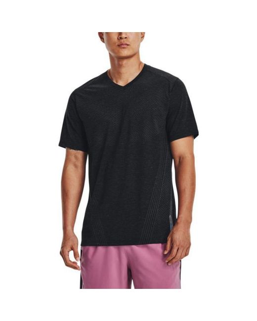 Under Armour Black Breeze Anywhere Running T-Shirt for men
