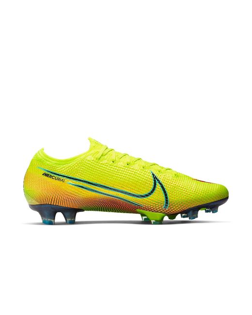 Nike Yellow Mercurial Vapor 13 Elite Mds Fg 'Lemon Venom Aurora' for men