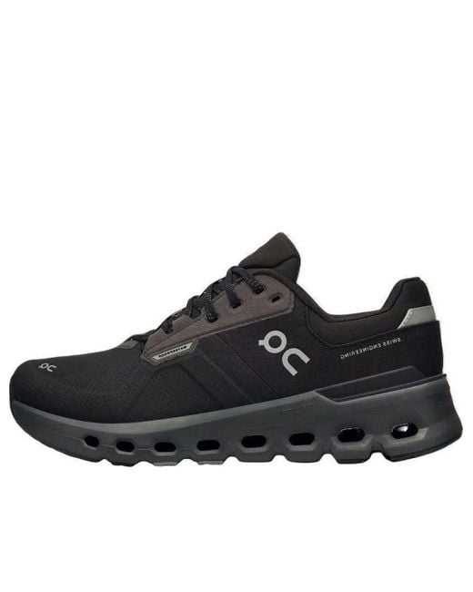 On Shoes Black (Wmns) Cloudrunner 2 Waterproof 'Magnet'