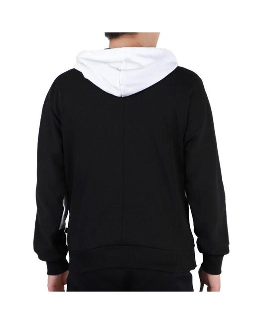 PUMA Blue Running Training Breathable Colorblock Knit Hooded Jacket for men