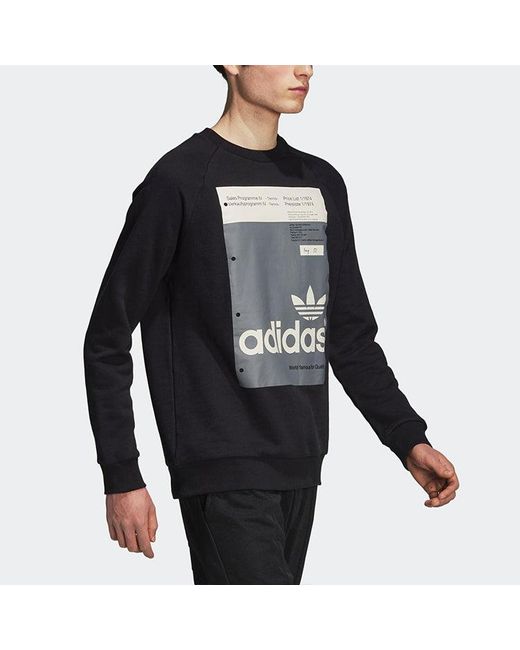 Adidas Blue Originals Sports Round Neck Pullover for men