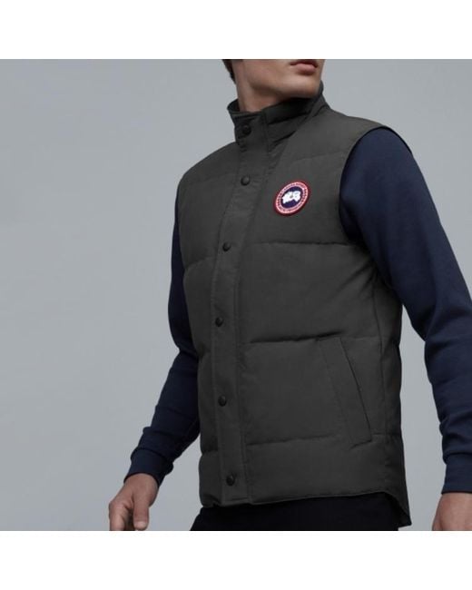 Canada Goose Gray Garson Vest 'Graphite' for men