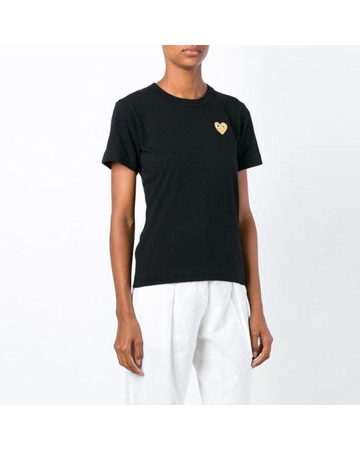 COMME DES GARÇONS PLAY Black (Wmns) Heart Logo Tee